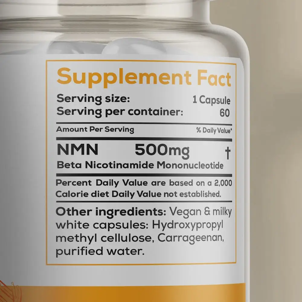Oly NMN 500 mg (60 kapslar) - Bild 2
