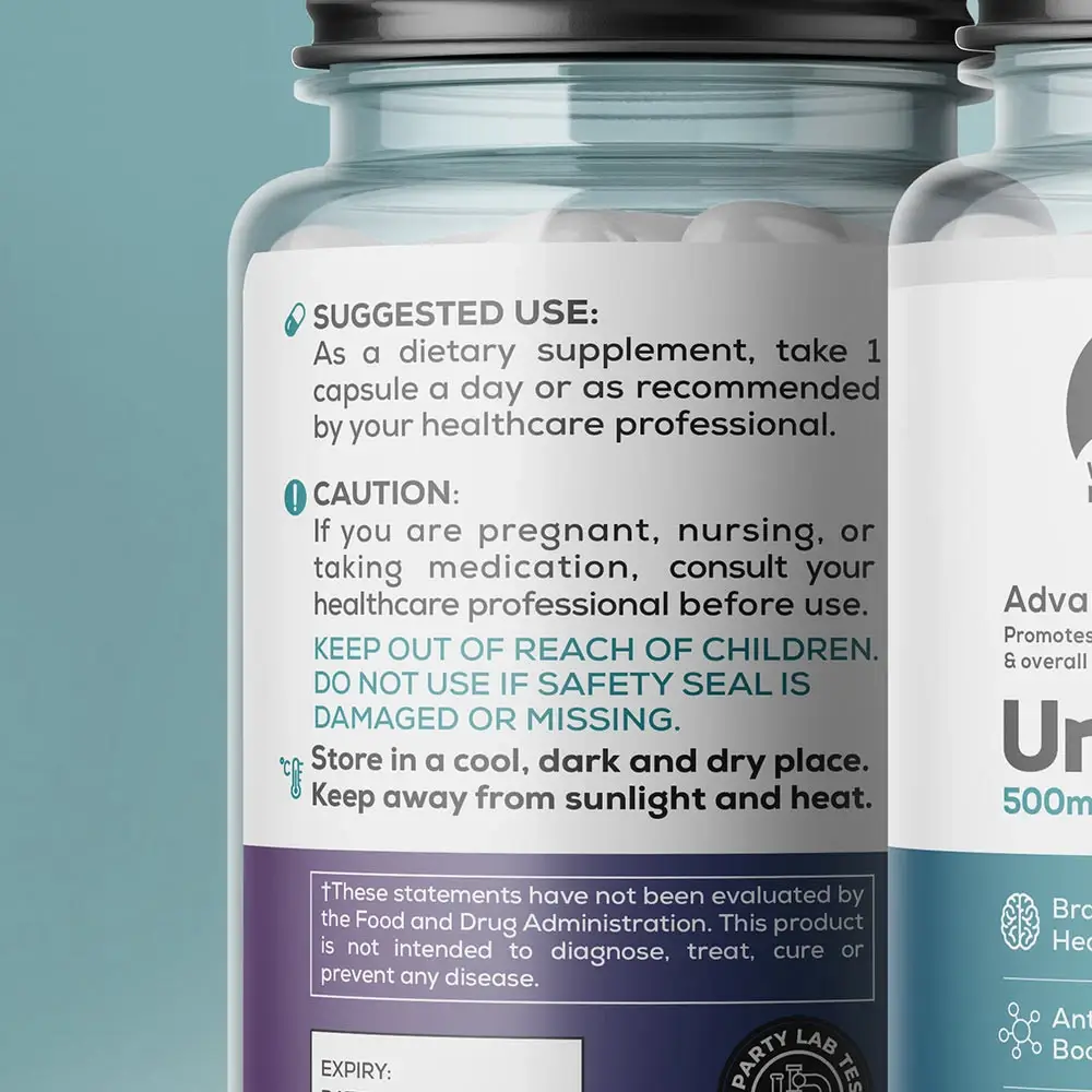 Oly Urolithin A 500 mg (60 kapslar) - Bild 2