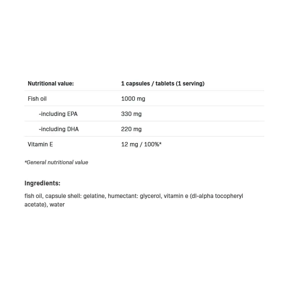 Omega 3 Strong – 90 kapslar - Bild 2