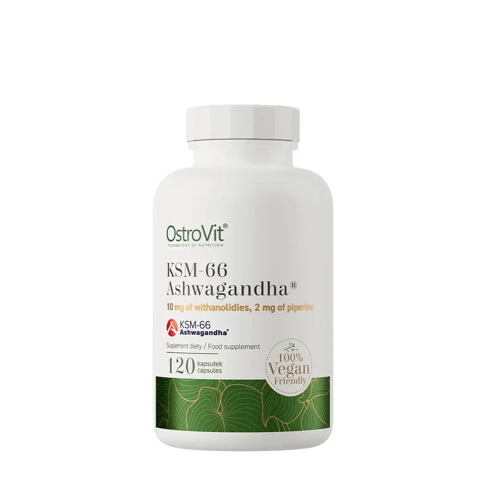 Ostrovit KSM-66 Ashwagandha® Vege (120 kapslar) – Nuvalia