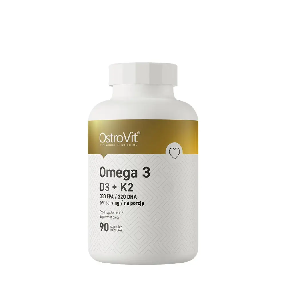 Ostrovit Omega 3 D3 + K2 (90 kapslar) – Nuvalia
