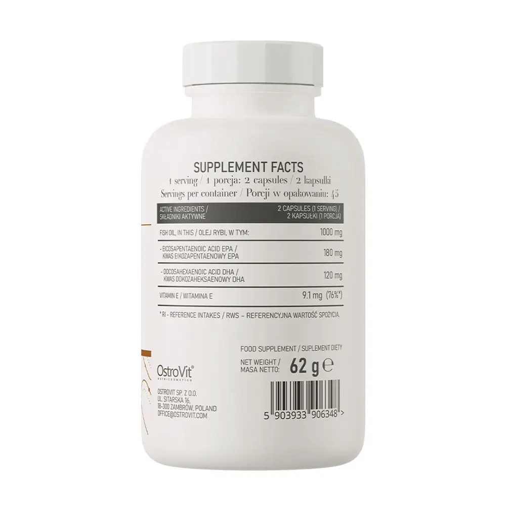 Ostrovit Omega 3 Easy To Swallow (90 kapslar) - Bild 2