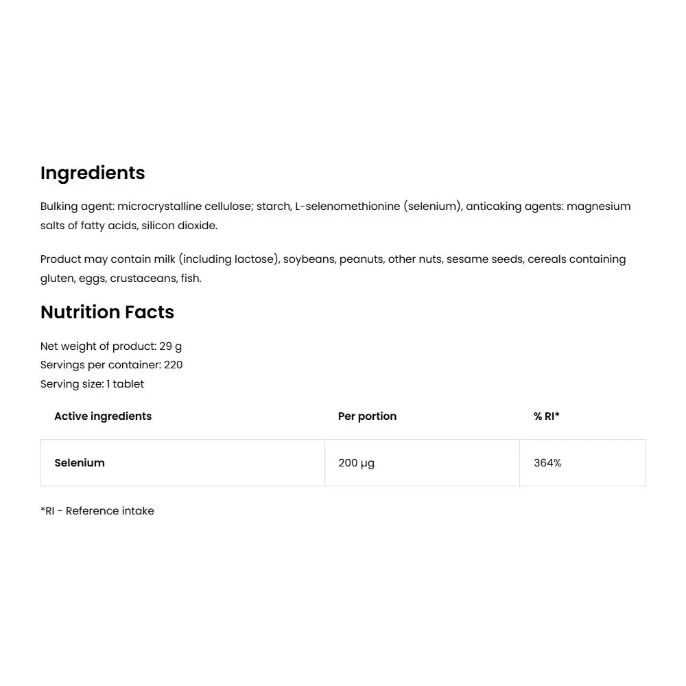 Ostrovit Selenium (220 Tabletter) - Bild 2