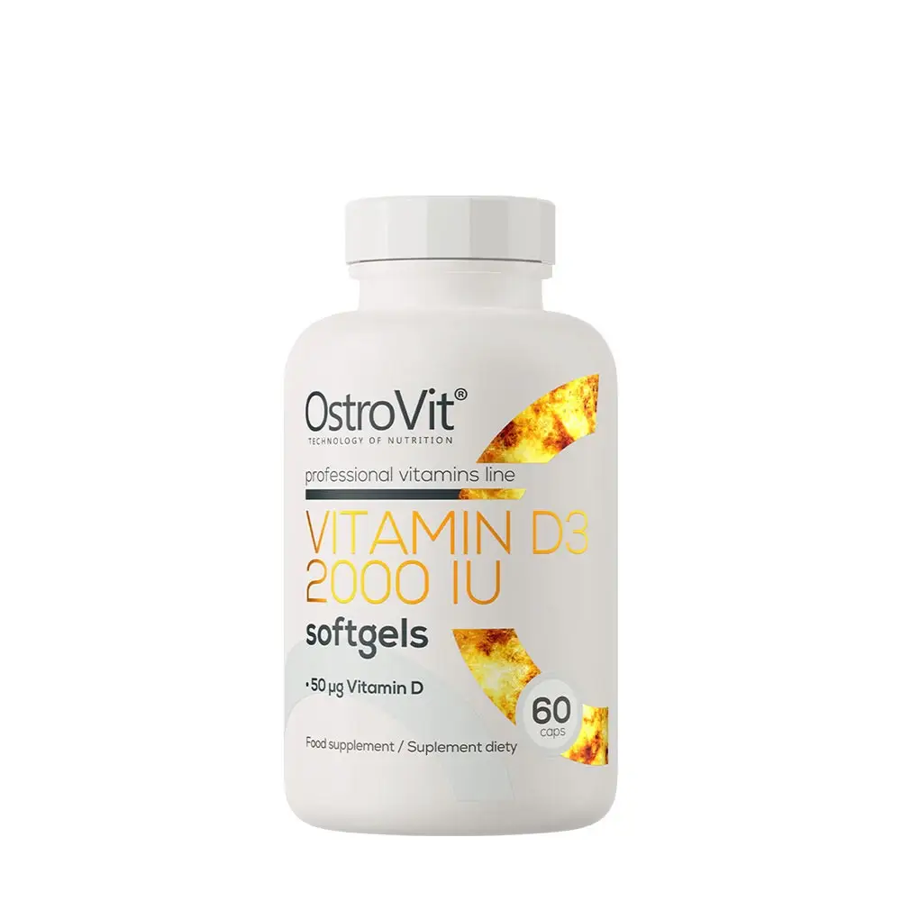 Ostrovit Vitamin D3 2000 IE (60 mjuka gelkapslar) – Nuvalia