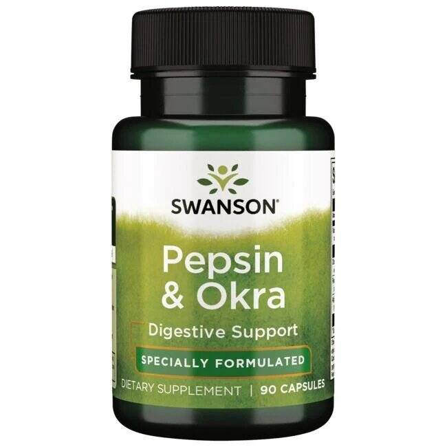 Pepsin & Okra – 90 kapslar – Nuvalia