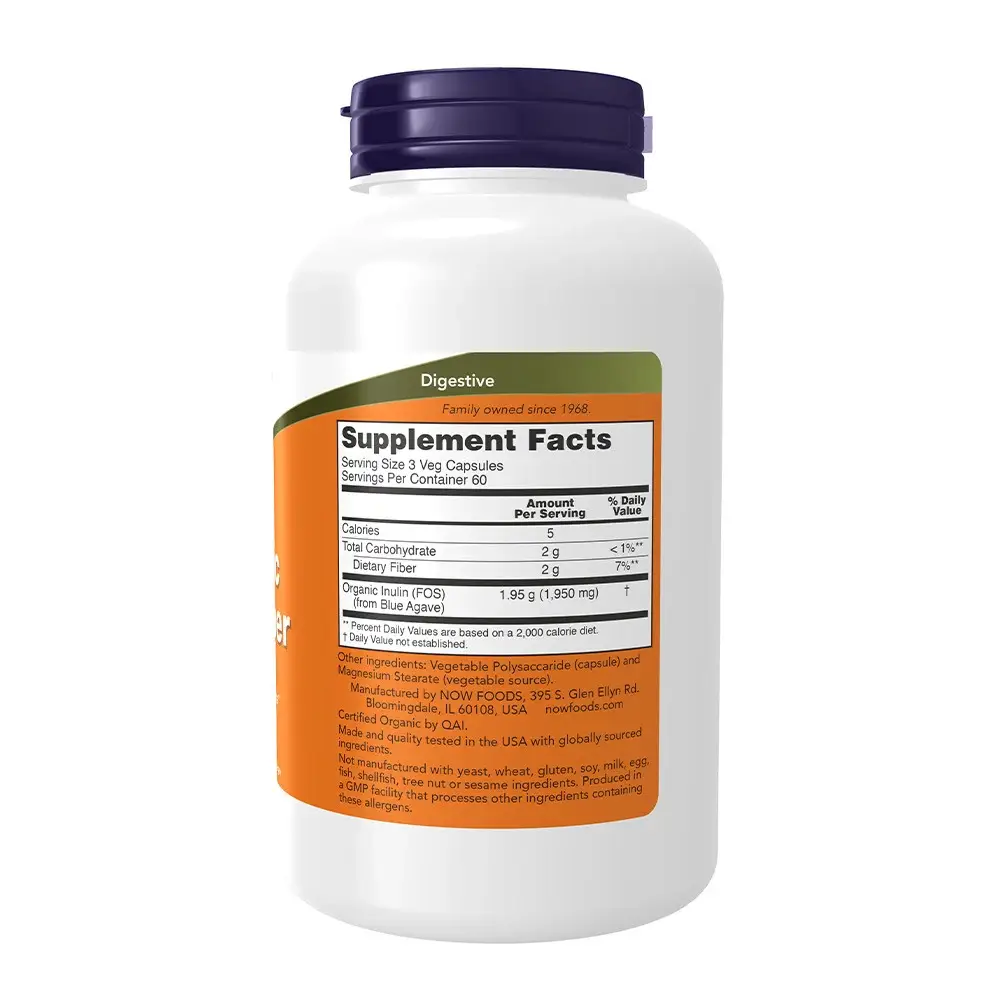 Prebiotic Inulin Fiber – 180 vcaps - Bild 2