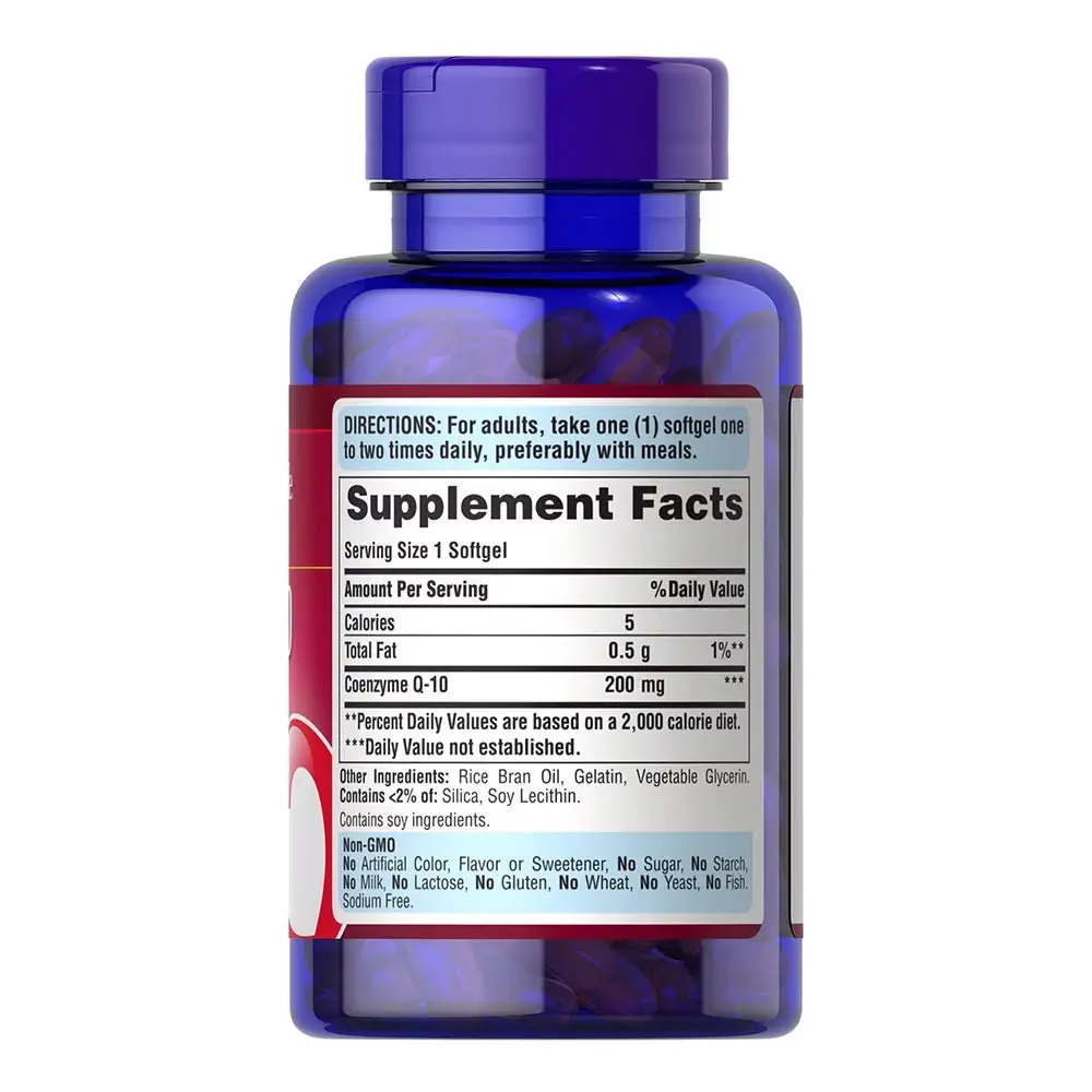 Puritan's Pride CO Q-10 200 mg (120 mjuka kapslar) - Bild 6