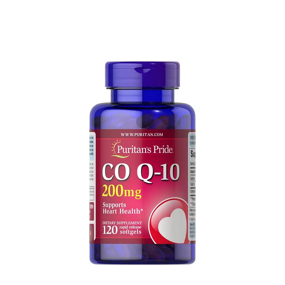 Puritans Pride CO Q-10 200 mg (120 mjuka gelkapslar) – Nuvalia