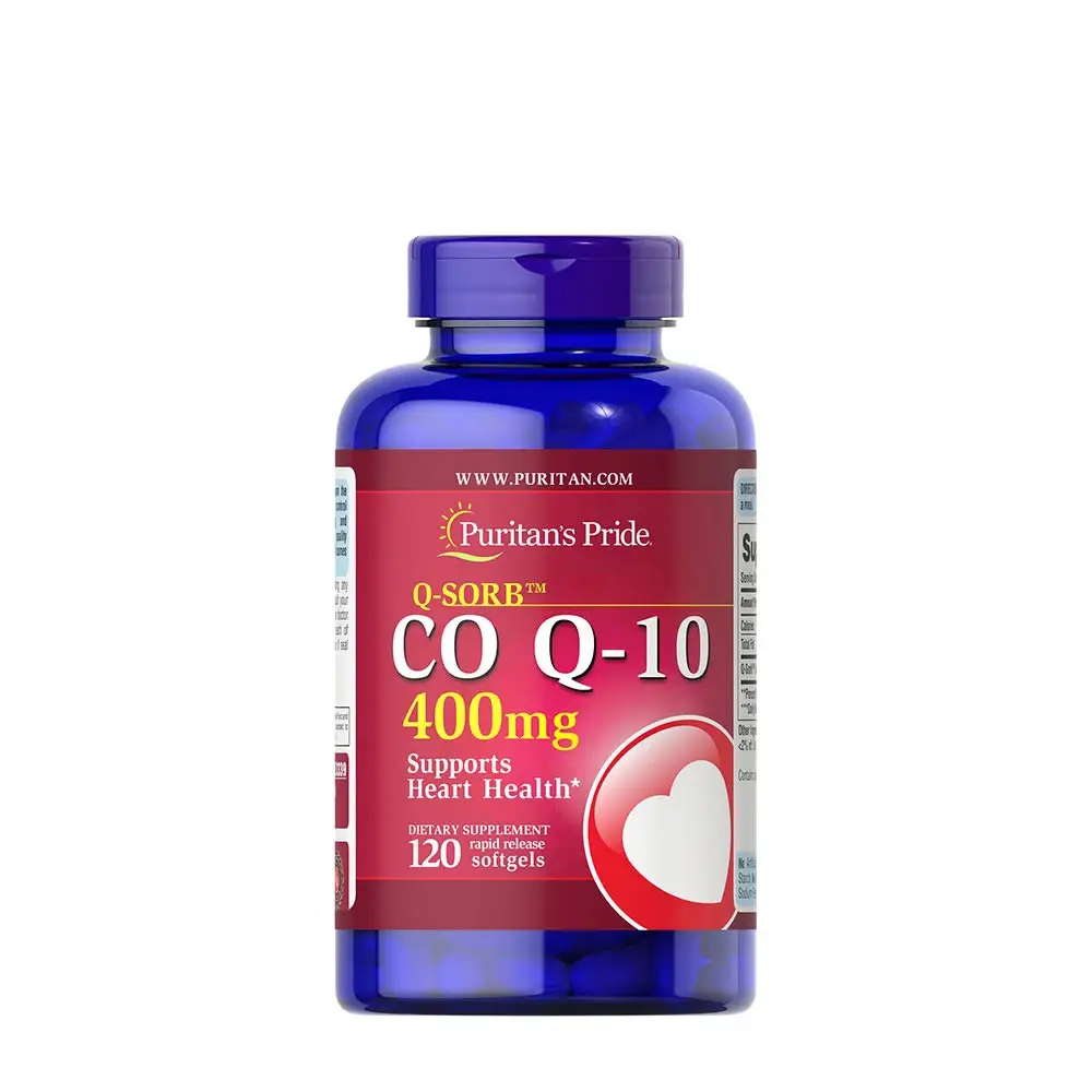 Puritan's Pride Q-Sorb™ CO Q-10 400 mg (120 mjuka kapslar) – Nuvalia