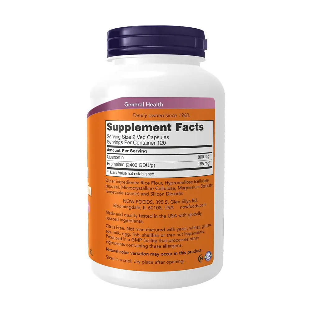 Quercetin with Bromelain – 240 vcaps - Bild 2