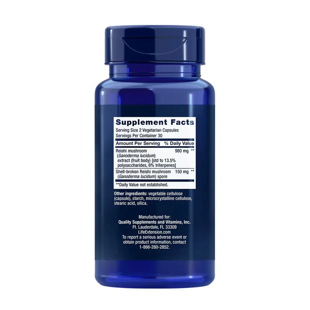 Reishi Extract Mushroom Complex – 60 vcaps - Bild 2