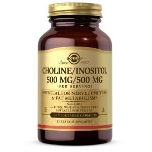 SOLGAR Choline / Inositol (100 caps) - Nuvalia