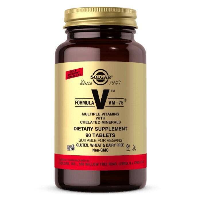 SOLGAR Formula VM-75 (90 tabs) - Nuvalia