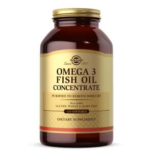 SOLGAR Omega 3 - Fish Oil Concentrate (120 caps) - Nuvalia