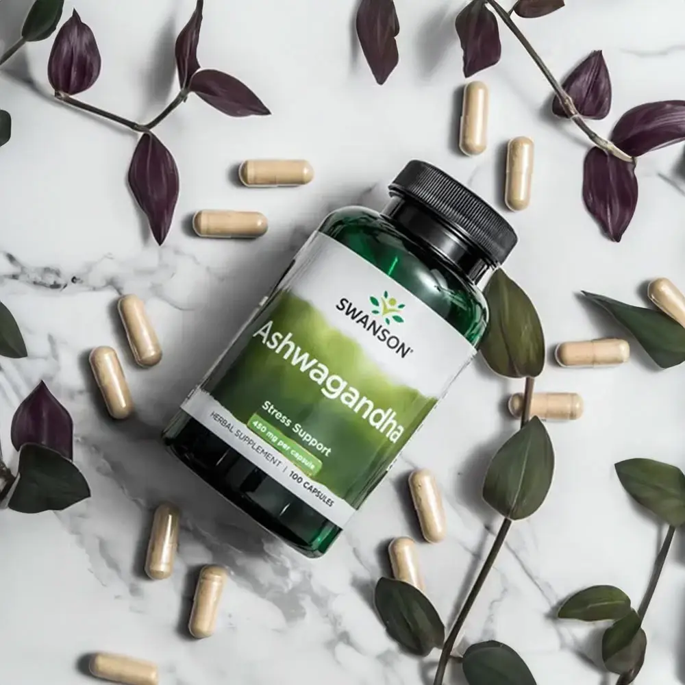 SWANSON Ashwagandha 450mg 100 kapslar - Bild 4