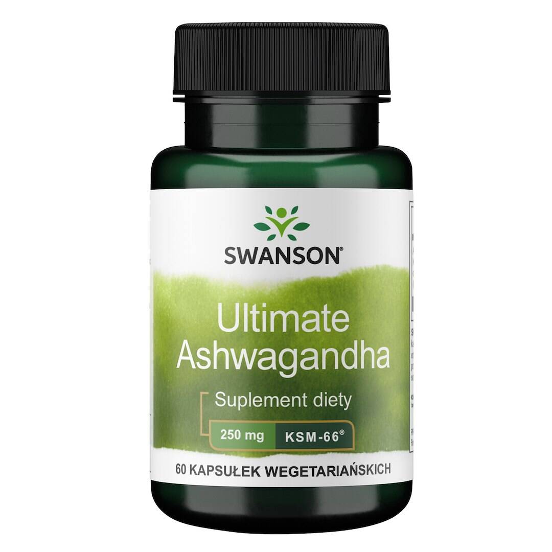 SWANSON Ashwagandha KSM-66 250 mg 60 kapslar – Nuvalia