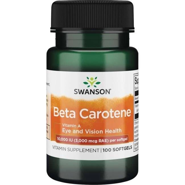 SWANSON Betakaroten 10 000 IE 100 000 – Nuvalia