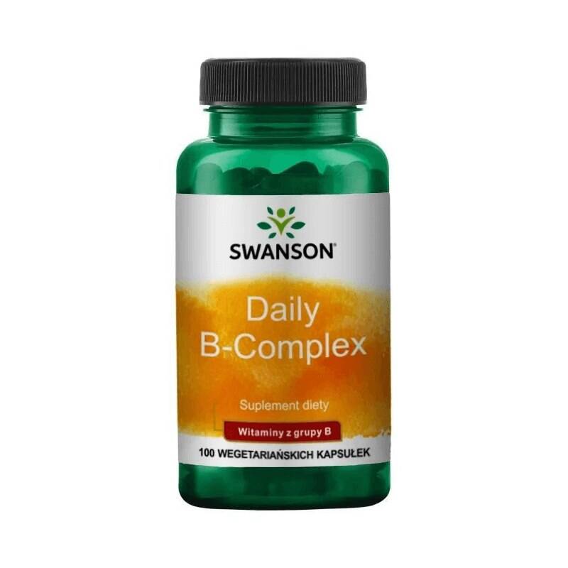SWANSON Daily B-komplex 100 kapslar – Nuvalia