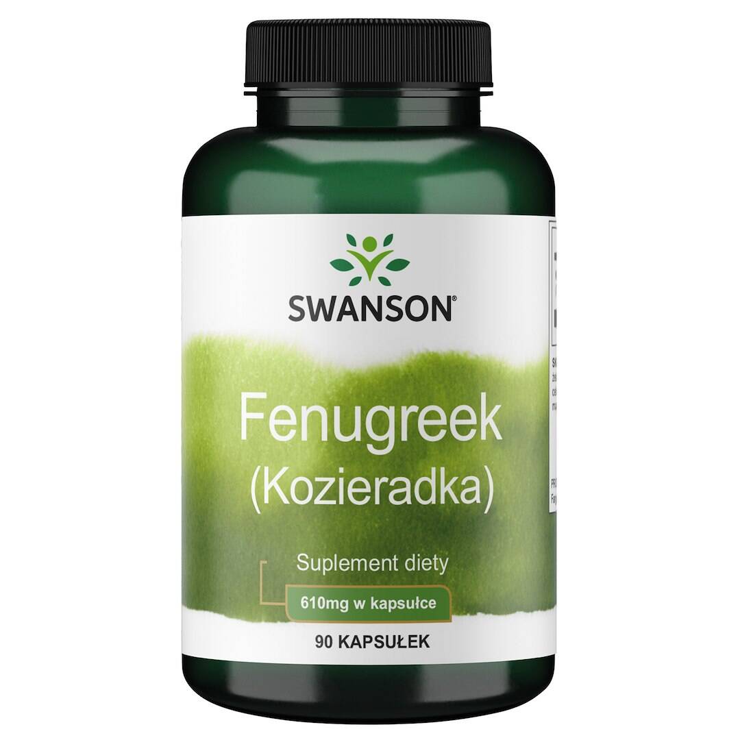 SWANSON Fenugreek (Kozieradka) 610 mg 90 kapslar – Nuvalia