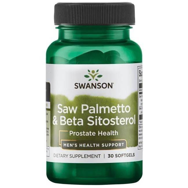 SWANSON Saw Palmetto + Beta-Sitosterol 30 kapslar – Nuvalia