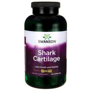 SWANSON Shark cartilage 750mg 250kaps - Nuvalia