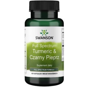 SWANSON FS Turmeric Czarny pieprz 60 kaps