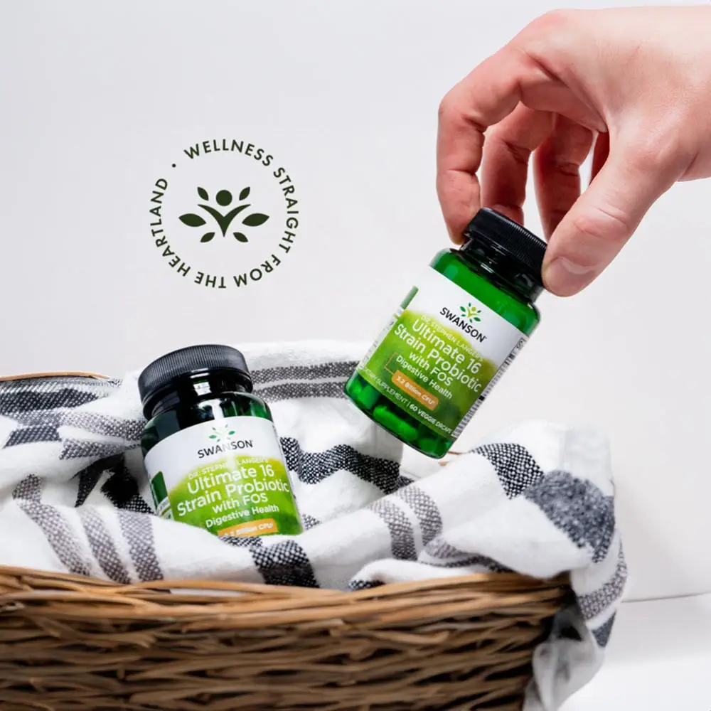 SWANSON Ultimate 16 Strain Formula - 60 veganska växtbaserade kapslar - Bild 6