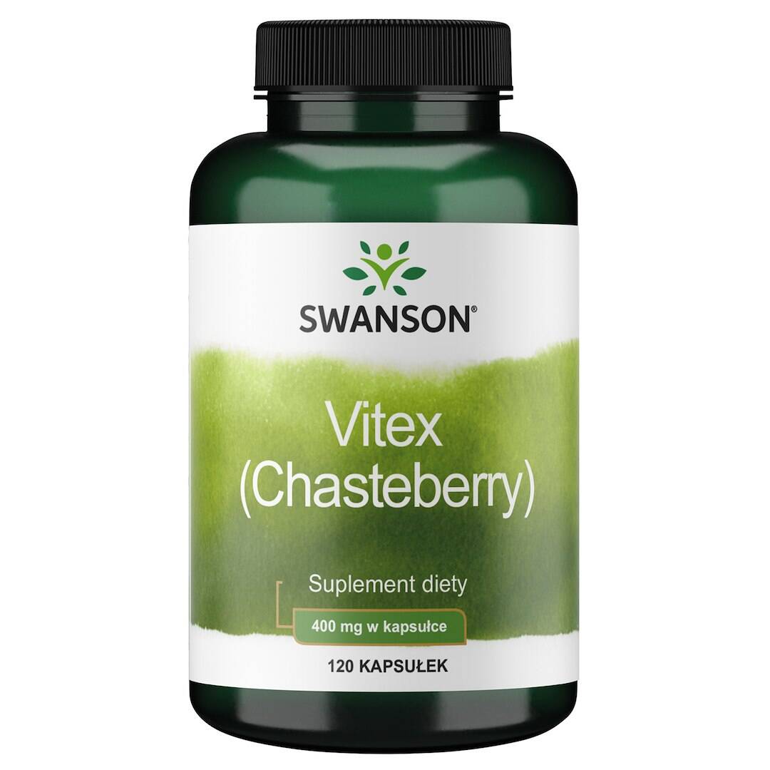 SWANSON Vitex (kyskhetsträd) 400 mg 120 kapslar – Nuvalia