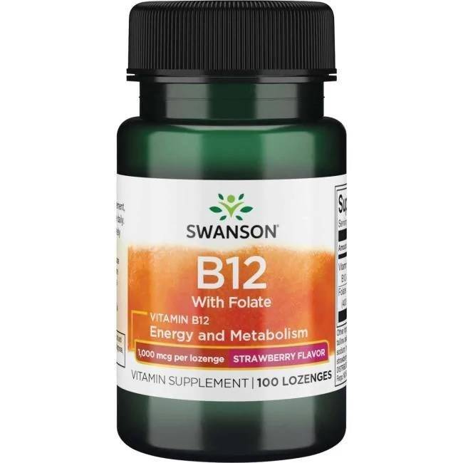 SWANSON Vitamin B-12 1000 mcg, 100 sugtabletter – Nuvalia