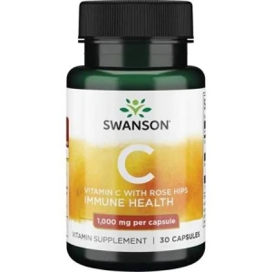 SWANSON C-vitamin 1000 + vildros 30 kapslar – Nuvalia