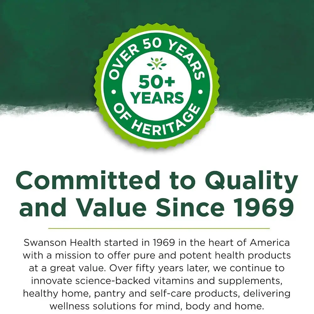 SWANSON Vitamin K2 naturell 100mcg - 30 kapslar - Bild 7
