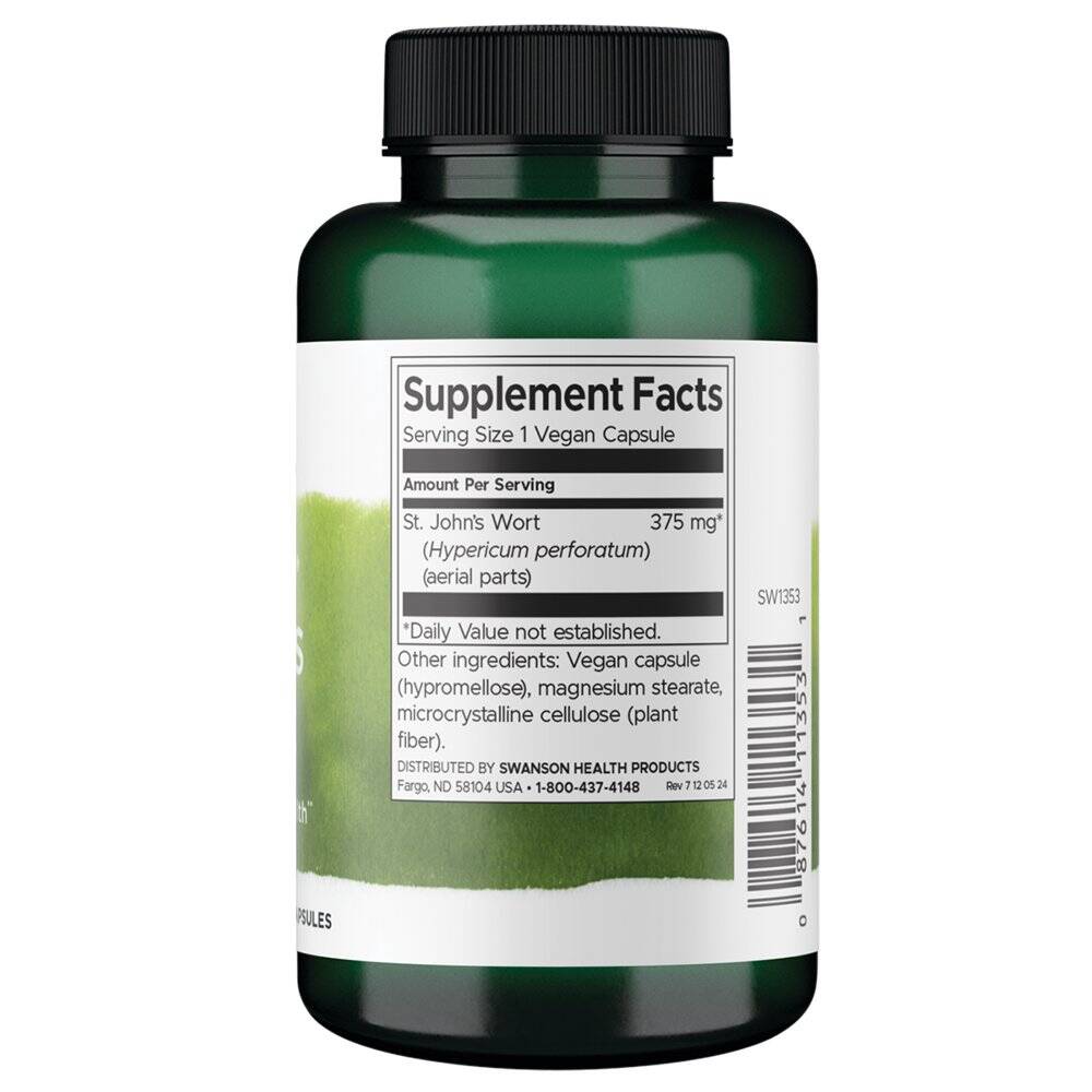 St. John's Wort, 375mg – 120 kapslar - Bild 3