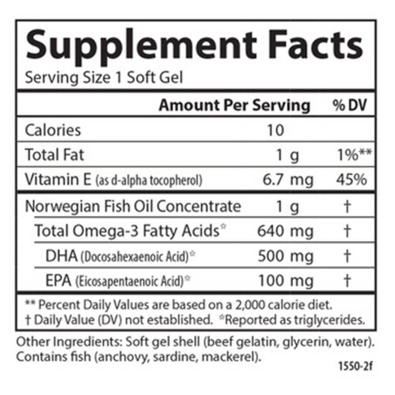 Super DHA Gems, 500mg – 60 + 20 mjukgelatinkapslar - Bild 3