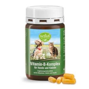 TIERLIEB Vitamin B-komplex för hundar och katter (120 kapslar) – Nuvalia