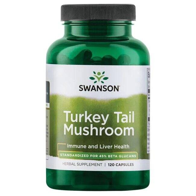 Turkey Tail-svamp – 120 kapslar – Nuvalia
