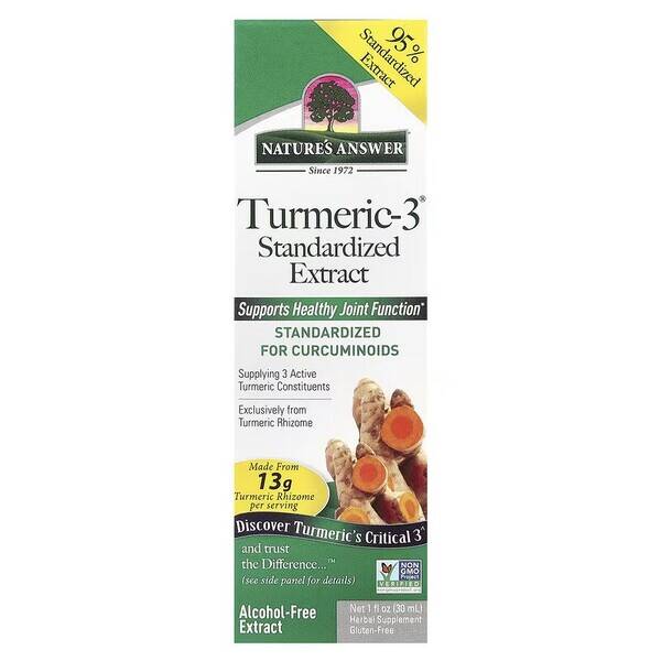 Standardiserat gurkmeja-3-extrakt – 30 ml – Nuvalia