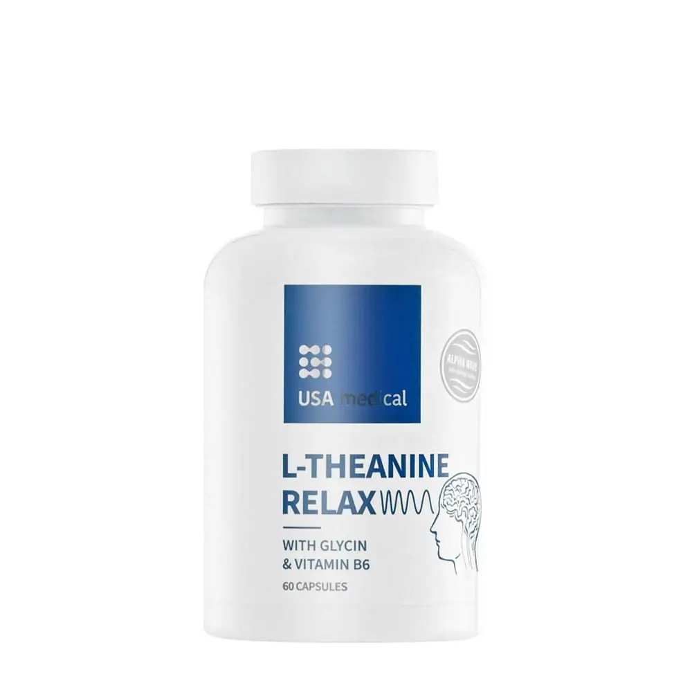 USA Medical L-Theanine Relax (60 kapslar) – Nuvalia