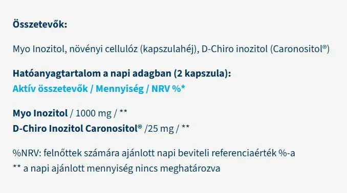 USA medical Myo & D-Chiro Inositol (60 kapslar) - Bild 2