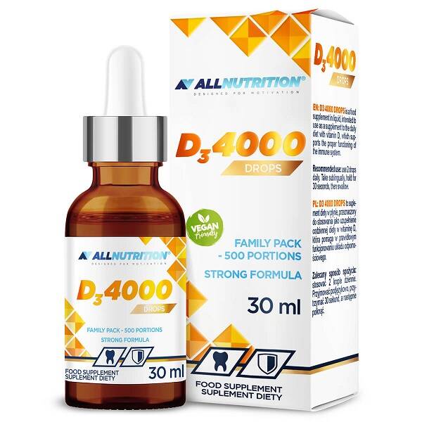 Vitamin D3 4000 droppar – 30 ml – Nuvalia
