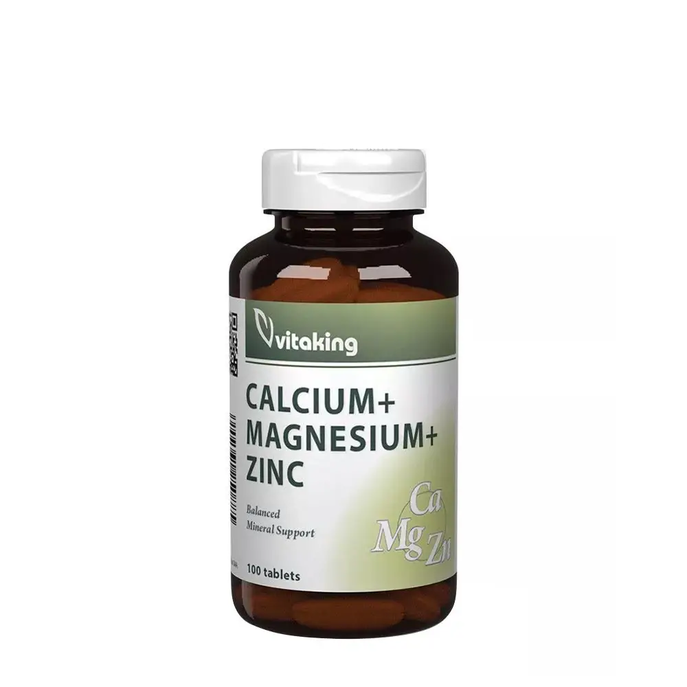 Vitaking CalMag-Zinc (kalcium + magnesium + zink) (100 tabletter) – Nuvalia