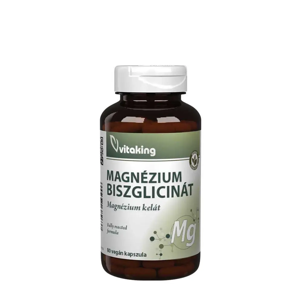 Vitaking Ekologiskt magnesiumbisglycinat (80 kapslar) – Nuvalia