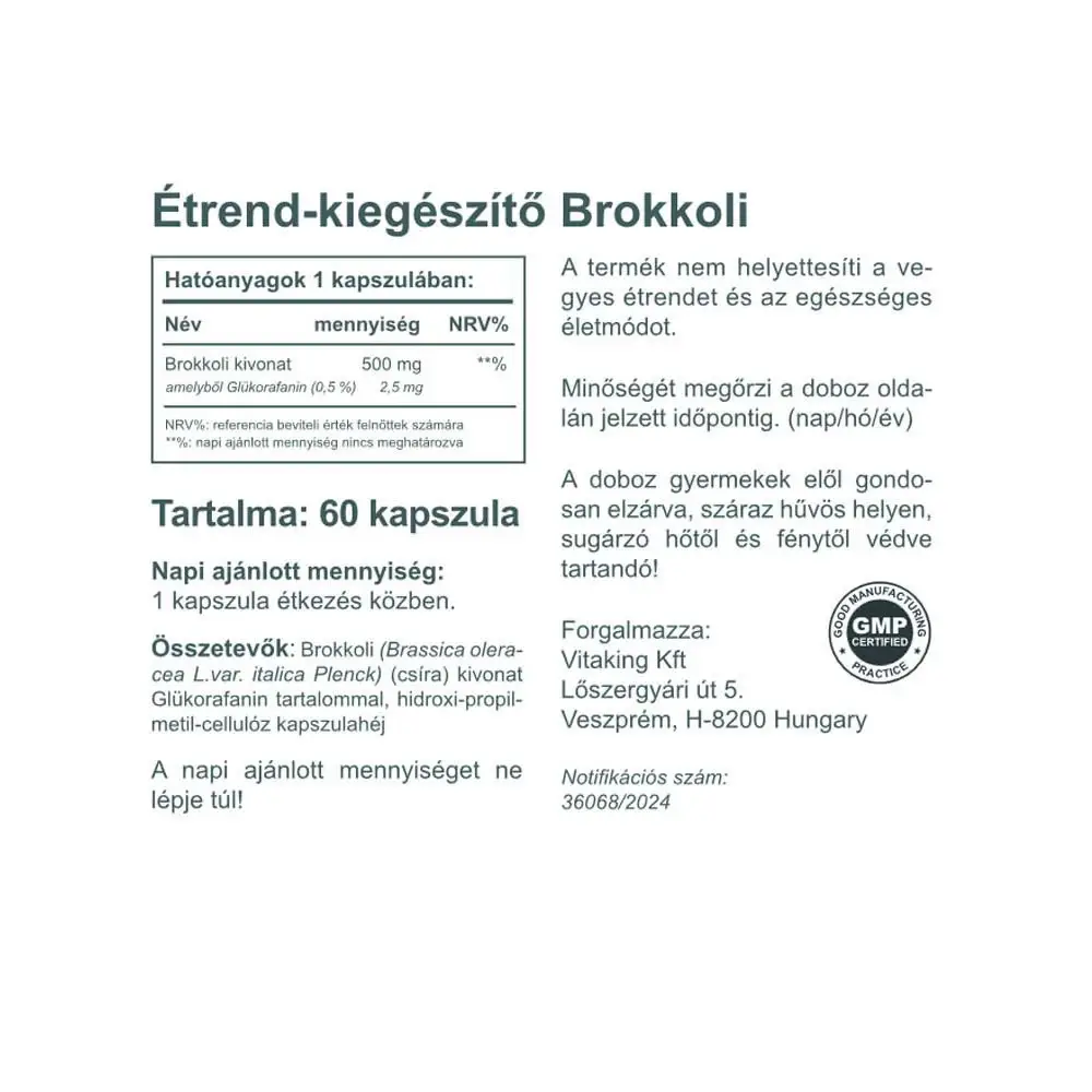 Vitaking Sulforaphane From Broccoli 400 mcg (60 Veg Capsules) - Bild 2
