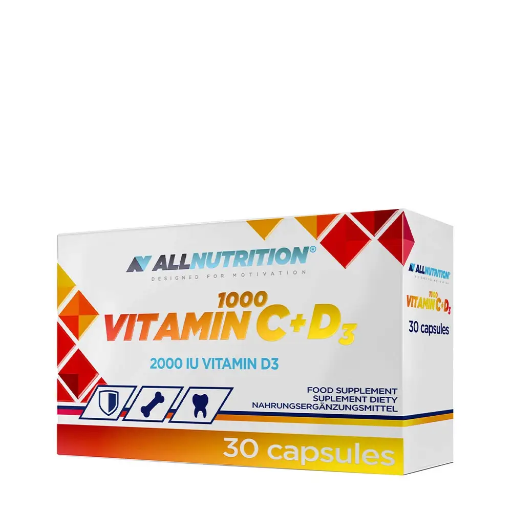 C-vitamin 1000 + D3 – 30 kapslar – Nuvalia