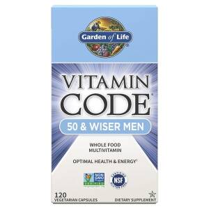 Vitamin Code 50 & Wiser Men - 120 vcaps - Nuvalia