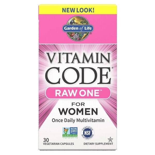Vitamin Code RAW ONE för kvinnor – 30 vcaps – Nuvalia