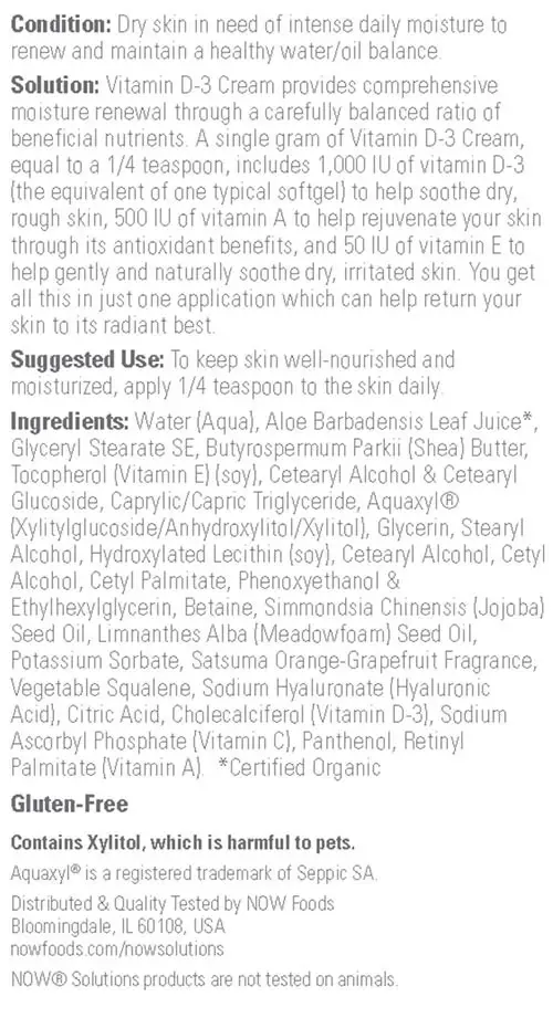 Vitamin D-3 Kräm – 118 ml - Bild 2