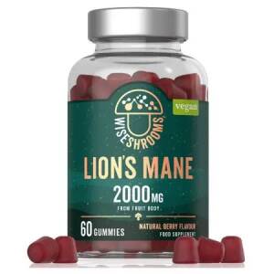 WISESHROOMS Lion's Mane Gummies (60 gummies) - Nuvalia