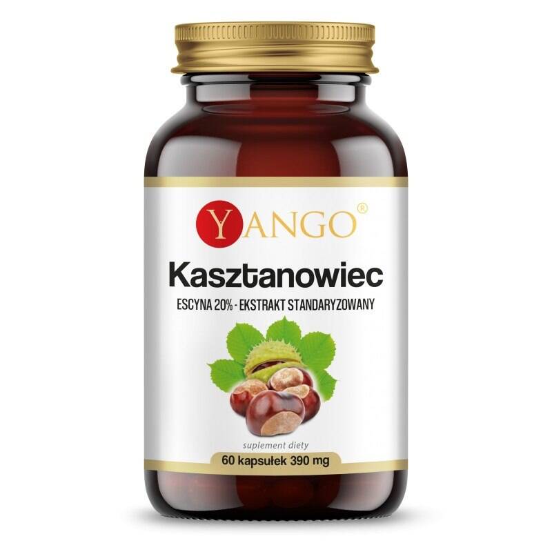 YANGO Chestnut - extract 20% escin (60 caps) - Nuvalia