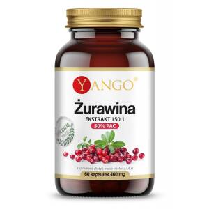 YANGO Cranberry - 50% proanthocyanidins - extract 150:1 (60 caps) - Nuvalia