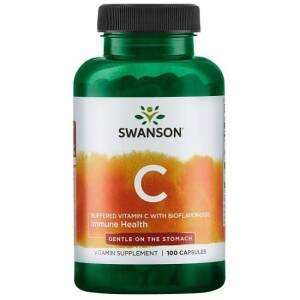 Buffered Vitamin C with Bioflavonoids - 100 caps - Nuvalia